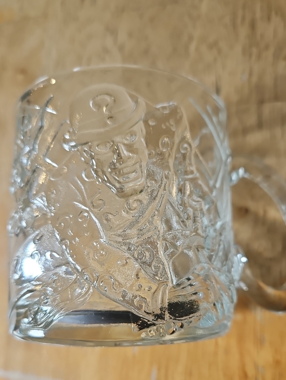 McDonald's The RIDDLER 1995 Glass Mug